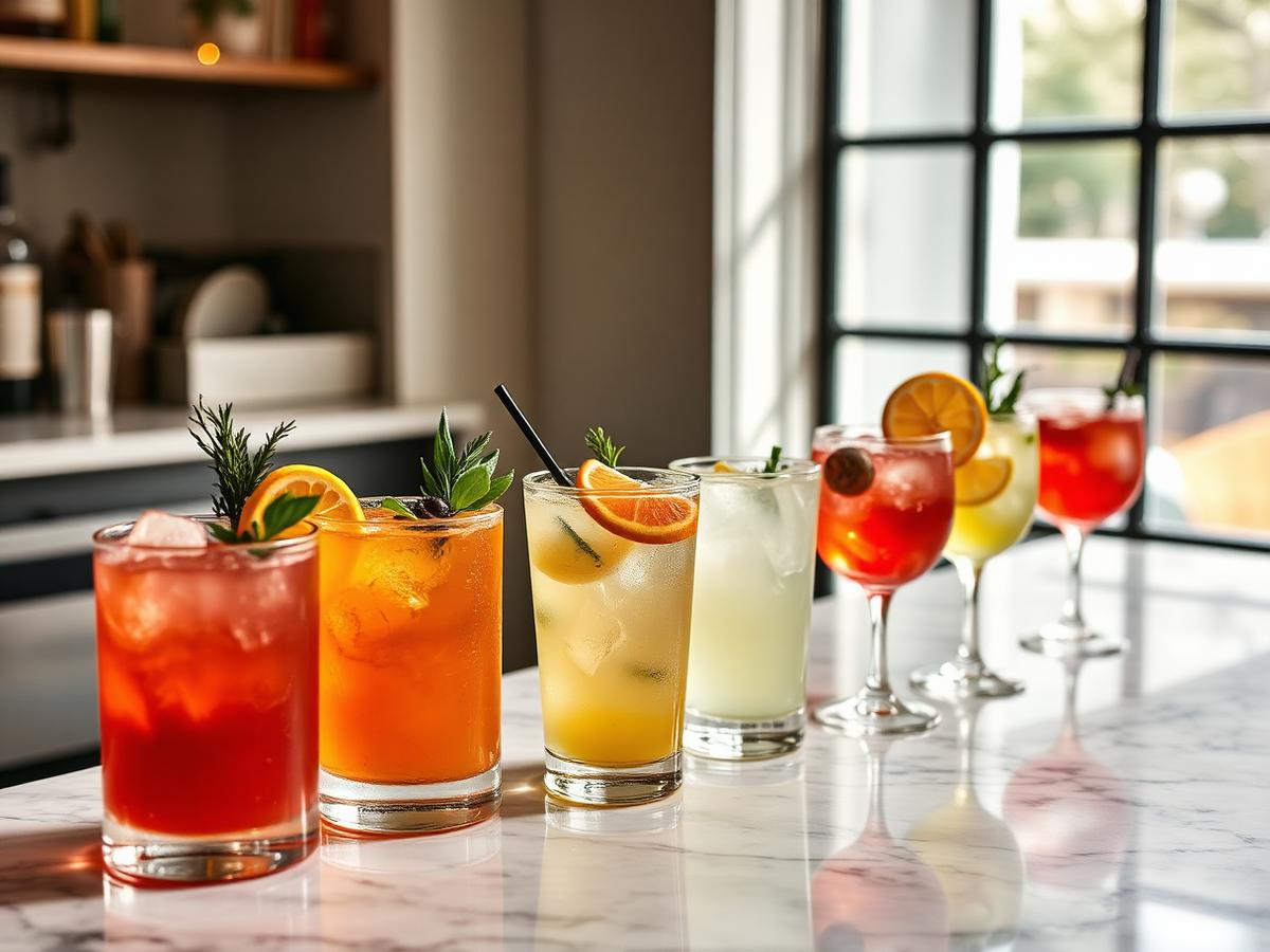 Selection of signature cocktails